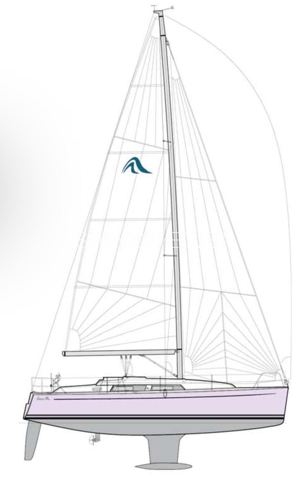 Hanse-355-sailplan
